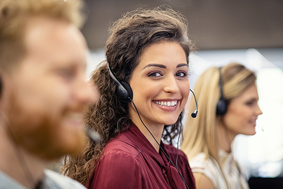 What is call origination in a call center?